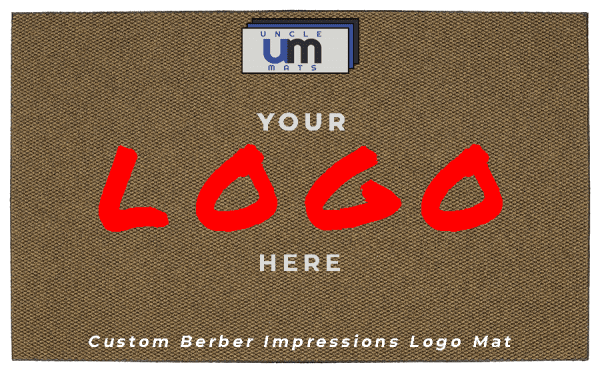 Custom Berber Impressions Logo Mat